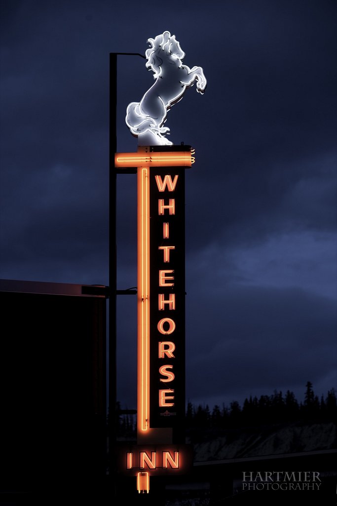 Whitehorse Inn Sign